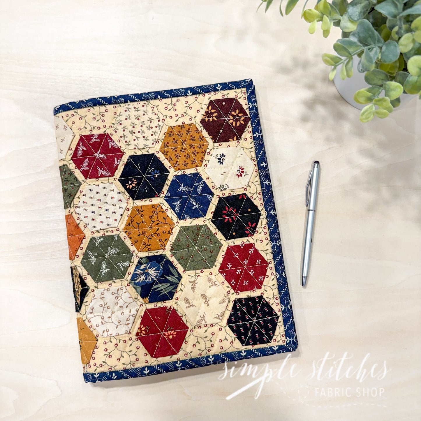 Stitch & Scribble Notebook Cover Kit -Wheatland