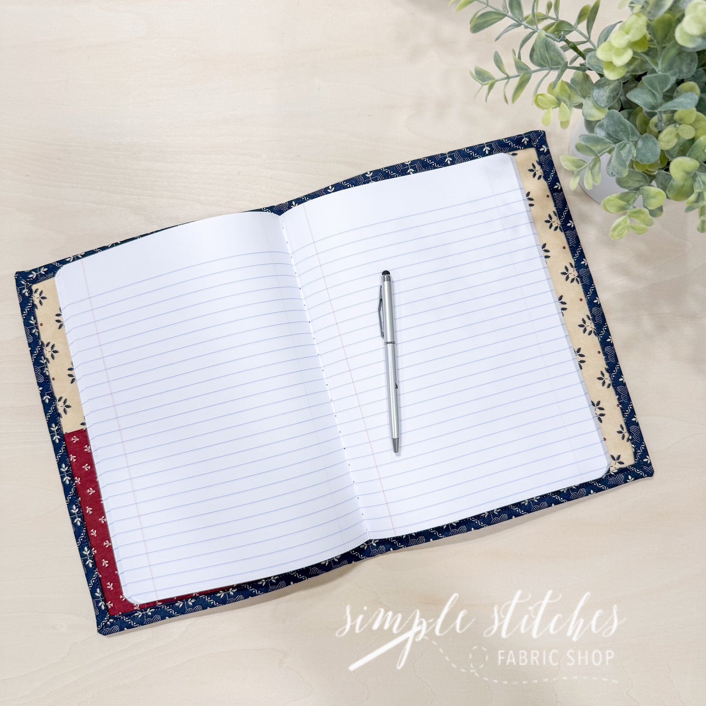 Stitch & Scribble Notebook Cover Kit -Wheatland