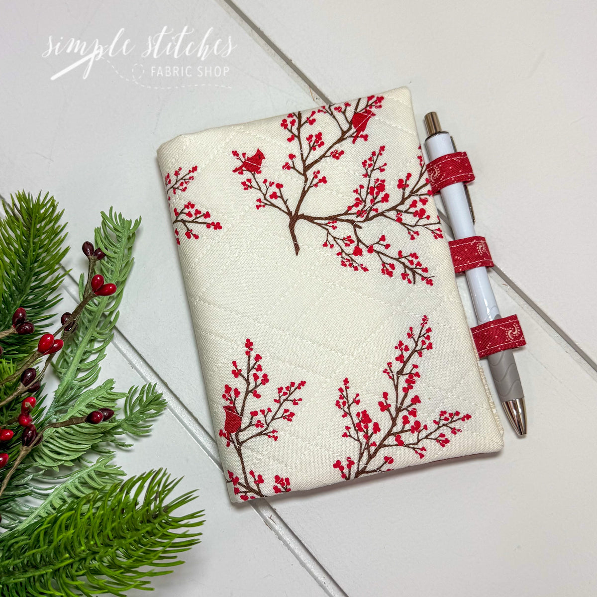 Cardinal Make Note Notebook - made by Janette