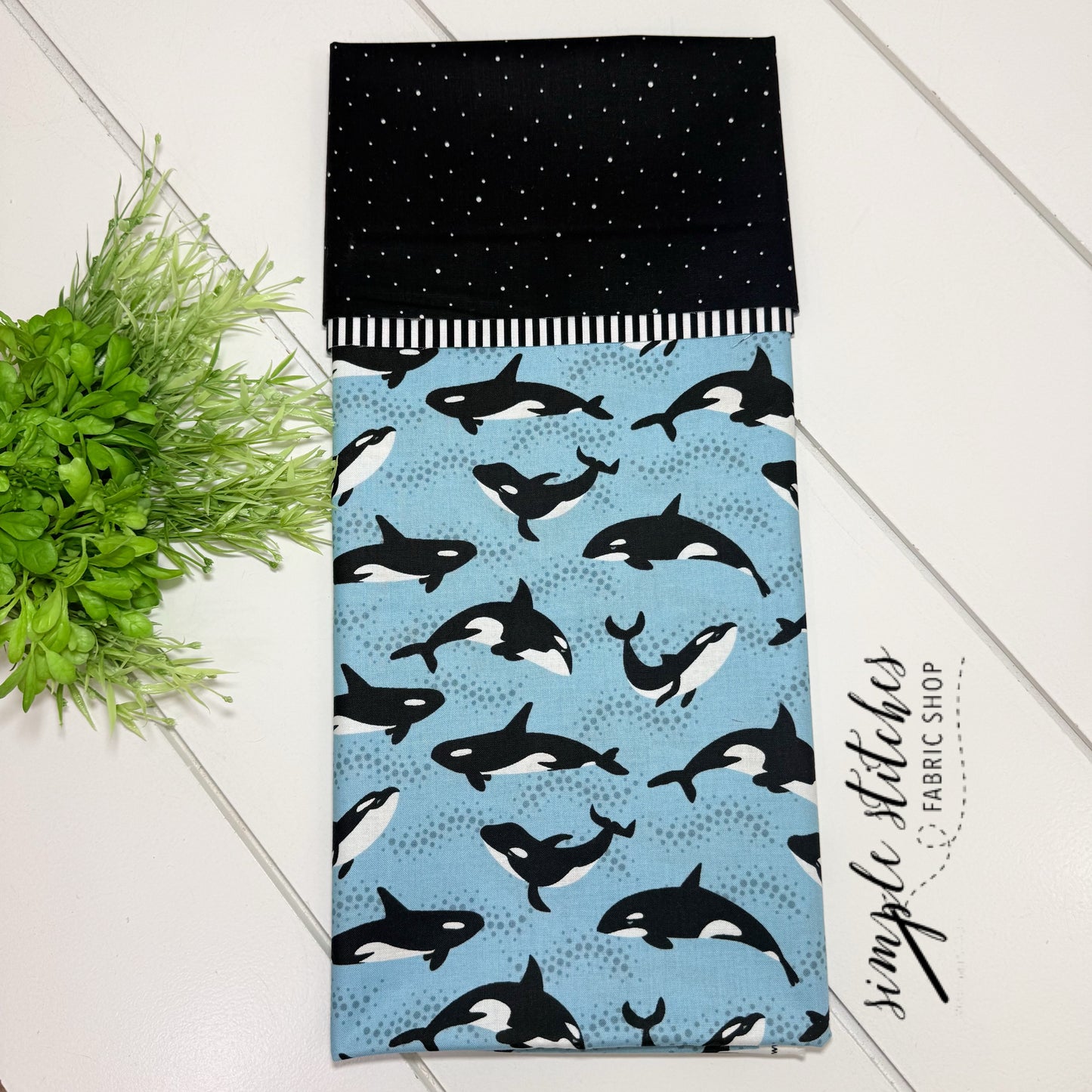 Orcas Standard Pillowcase Kit with Free Pattern