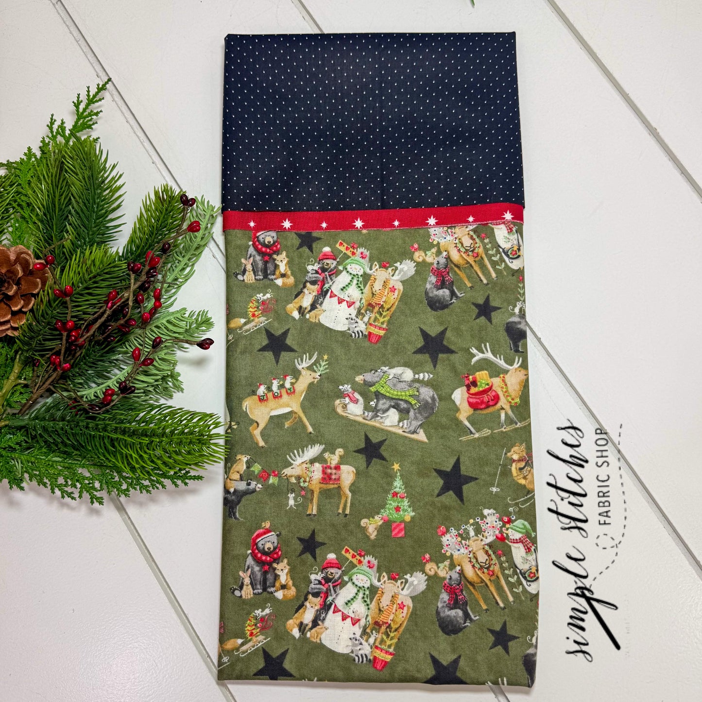 Northern Christmas Pillowcase Kit with Free Pattern