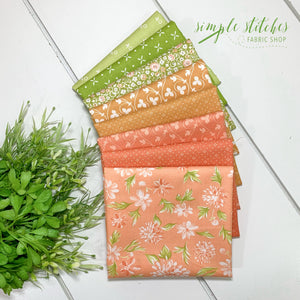 Apricot Blossoms Simple Bundle (8) Fat Quarters