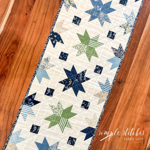 Star Light Runner Kit - Navy Floral Backing