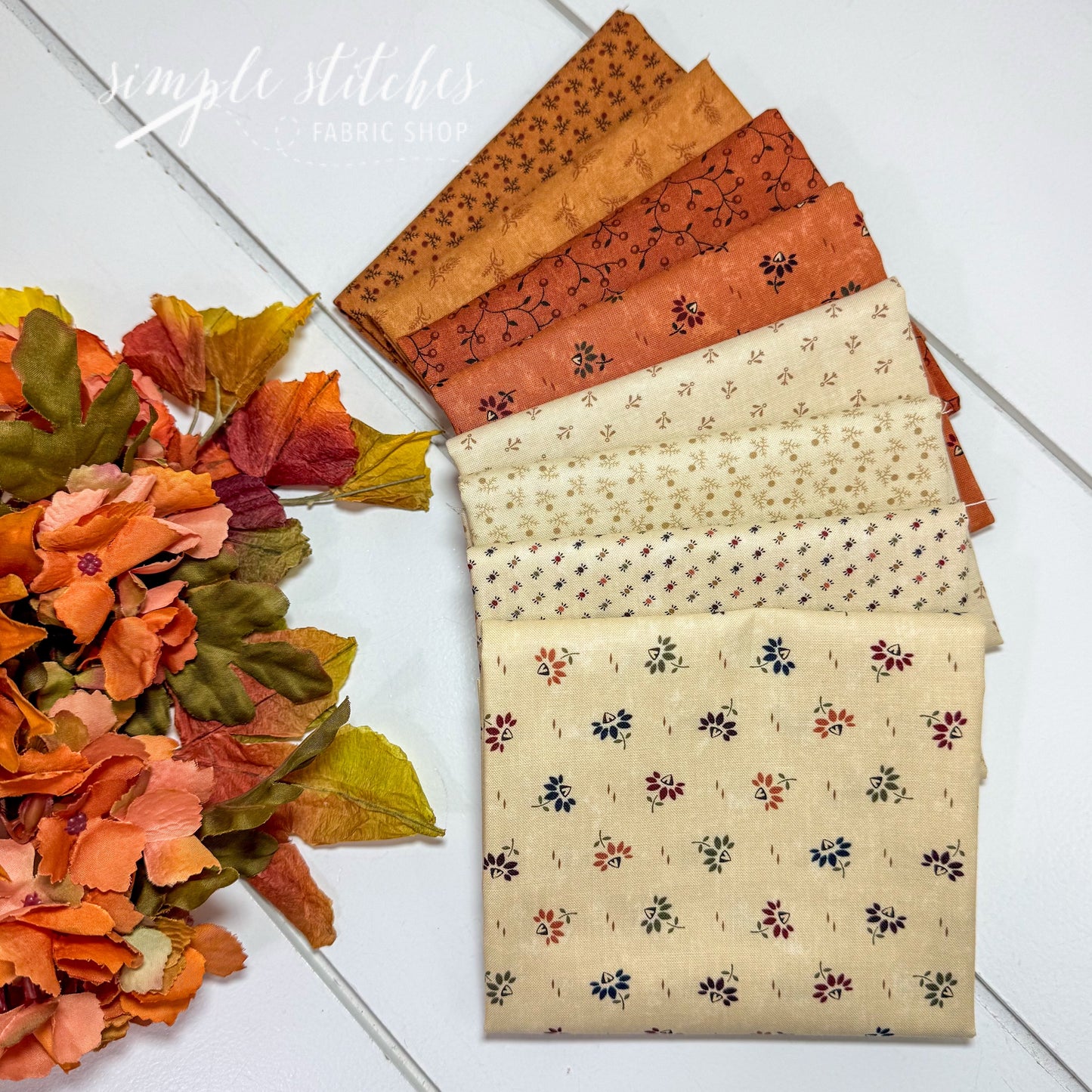 Wheatland Simple Bundle (8) Fat Quarter Bundle