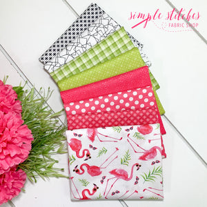 Flamingo Simple Bundle (8) Fat Quarters