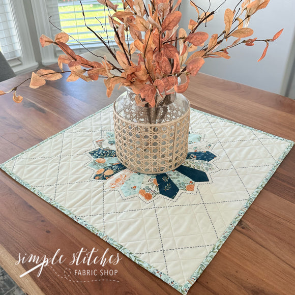 Heirloom Dresden Topper - Pumpkin Backing