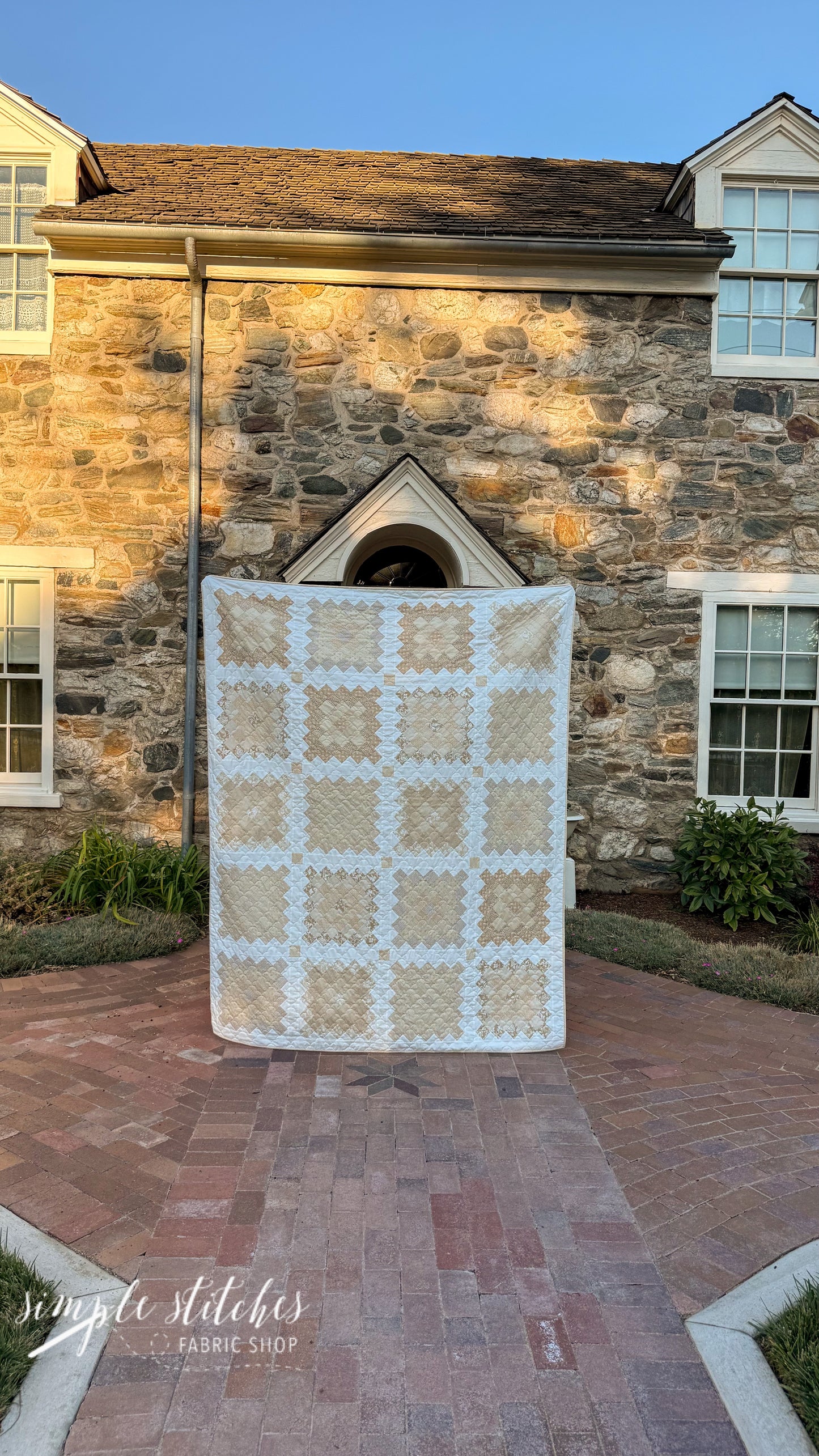 Neutral Sweet Granny Quilt