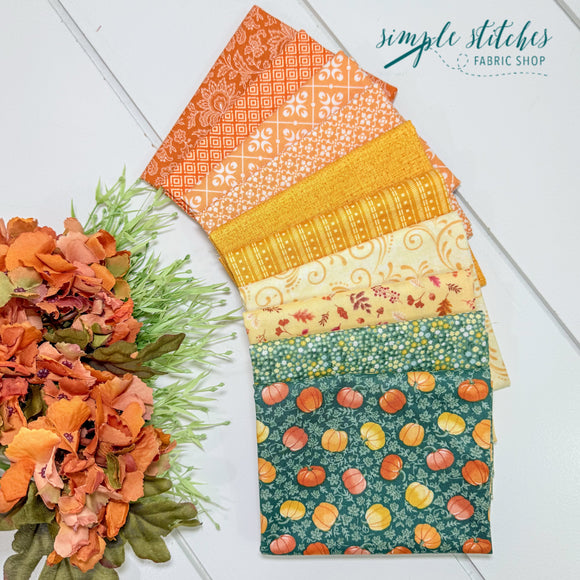 Pumpkin Meadow Simple Bundle (10) Fat Quarter Bundle