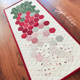 Christmas Hexie Charm Runner Kit