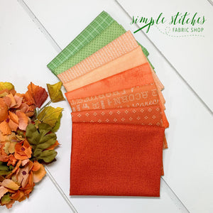 Pumpkin Simple Bundle (8) Fat Quarter Bundle