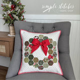 A Hexie Christmas Pillow Kit - Tree Backing