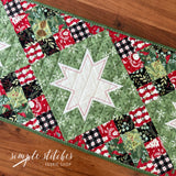 Country Star Runner Kit - Snowmen Backing