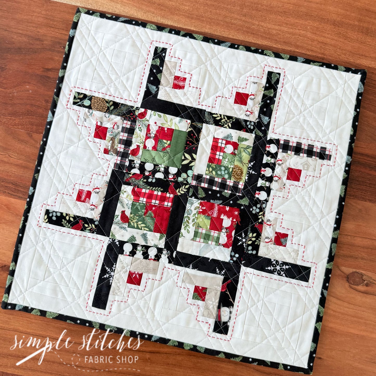 Log Cabin Mini PDF Pattern