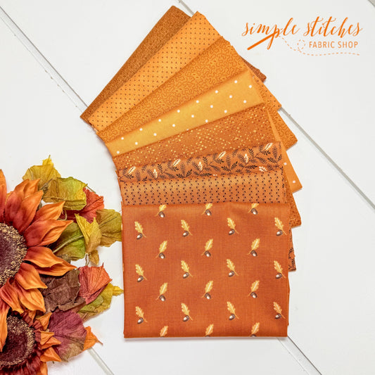 Pumpkin Spice Simple Bundle (8) Fat Quarter Bundle