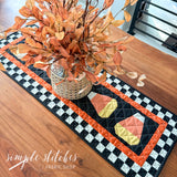 Candy Corn Season Runner Kit- Orange Backing