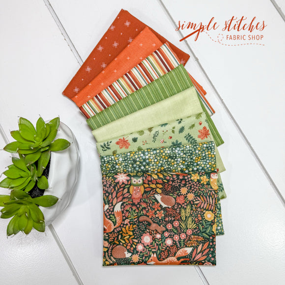 Fox Garden Simple Bundle (8) Fat Quarter Bundle