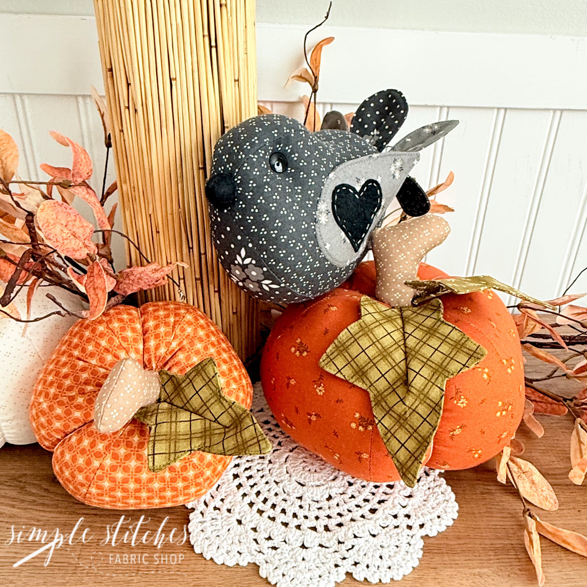 Black Birds (Love Birds) Kit - Sunbonnet