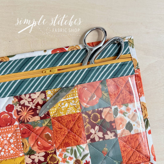 Fall Clearly Charming Pouch - made by Myra