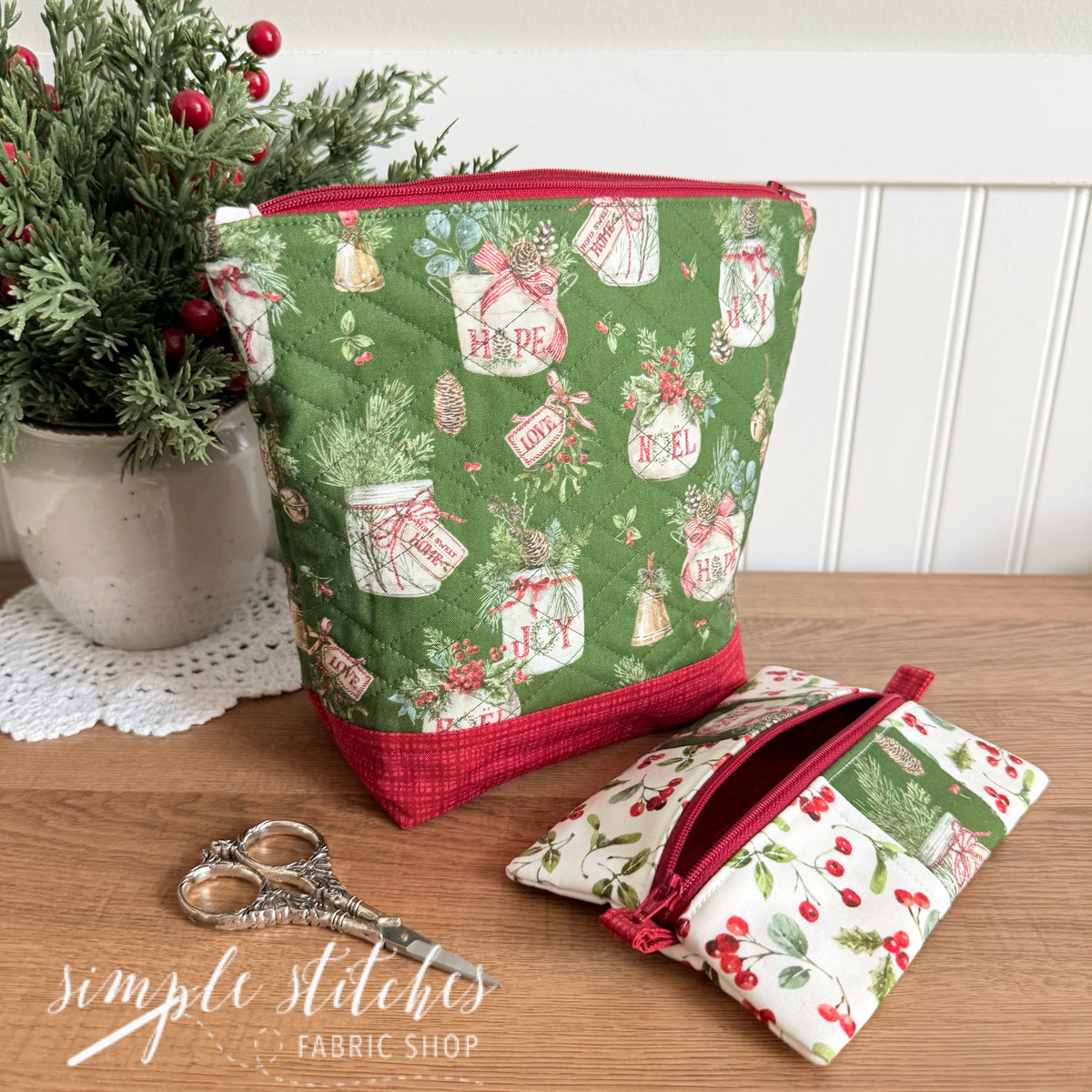 Take Along Project Bags - Holiday Spirit