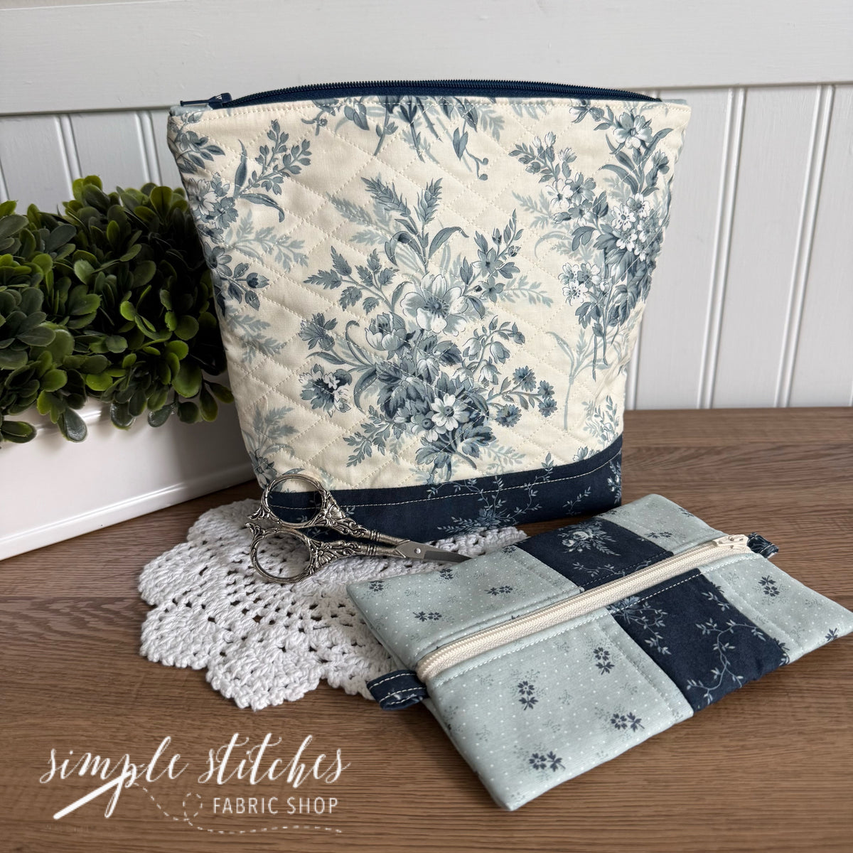 Take Along Project Bags - Breathtaking Blues