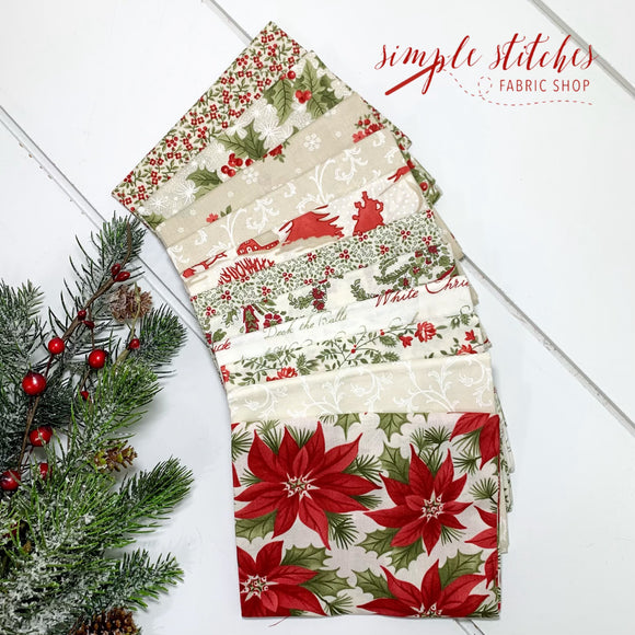 A Christmas Carol Cream Simple Bundle (11) Fat Quarters