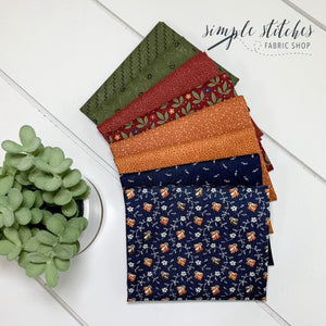 Fluttering Leaves Simple Bundle (8) Fat Quarters