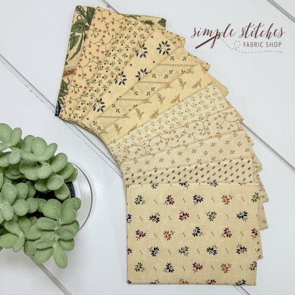 Wheat land Simple Bundle (11) Fat Quarter Bundle