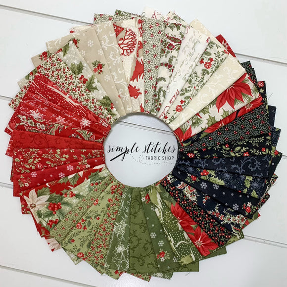 A Christmas Carol Fat Quarter Bundle (35) by 3 Sisters for Moda