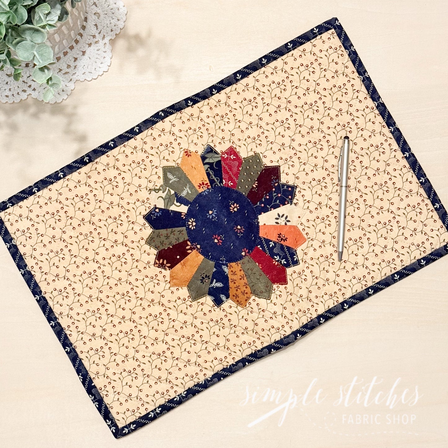 Stitch & Scribble Notebook Cover Kit -Wheatland
