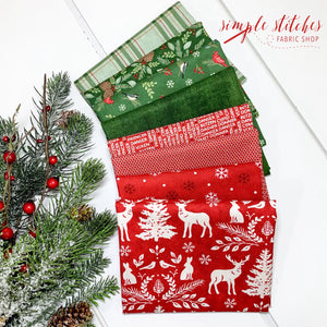 Classic Christmas Simple Bundle (8) Fat Quarters