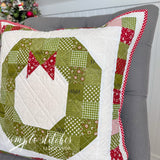 Chilly Christmas Wreath Pillow Kit