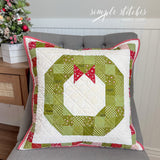 Chilly Christmas Wreath Pillow Kit
