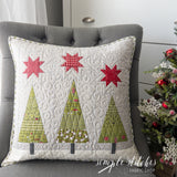Snowy Pines Pillow - made by Myra