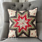 Folded Star Pillow - A Christmas Carol