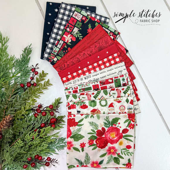 Charming Christmas Simple Bundle (13) Fat Quarter Bundle