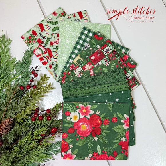 Charming Christmas Simple Bundle (11) Fat Quarter Bundle