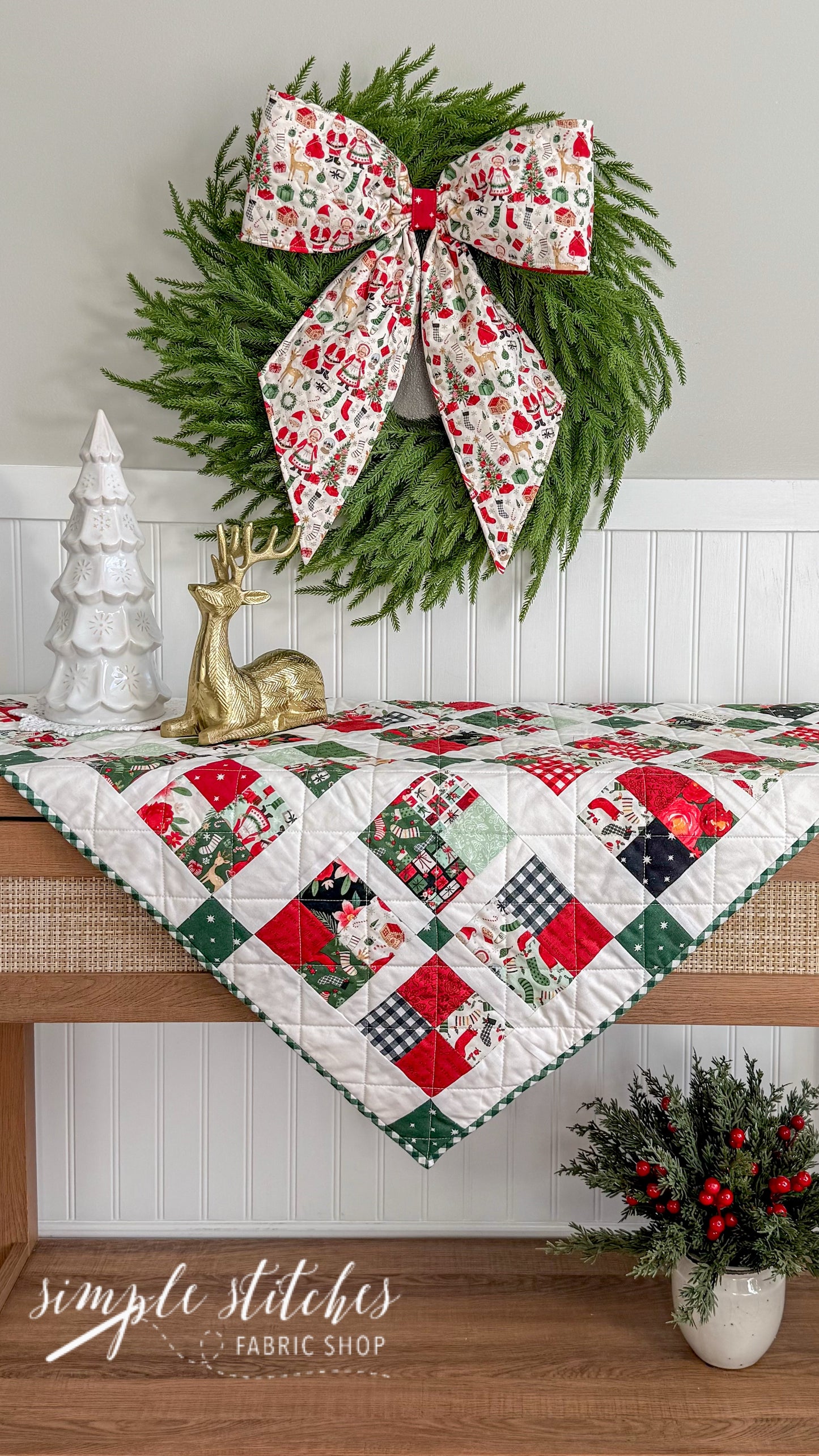 Farmhouse Four Square Topper - made by Meg
