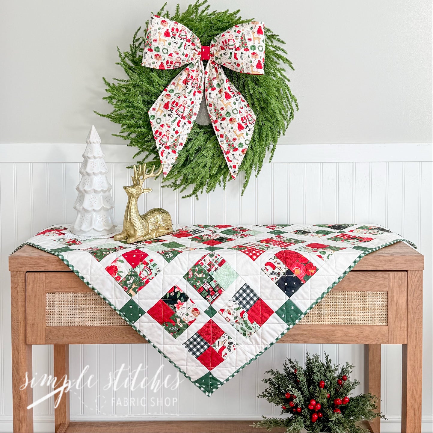 Farmhouse Four Square Topper - made by Meg