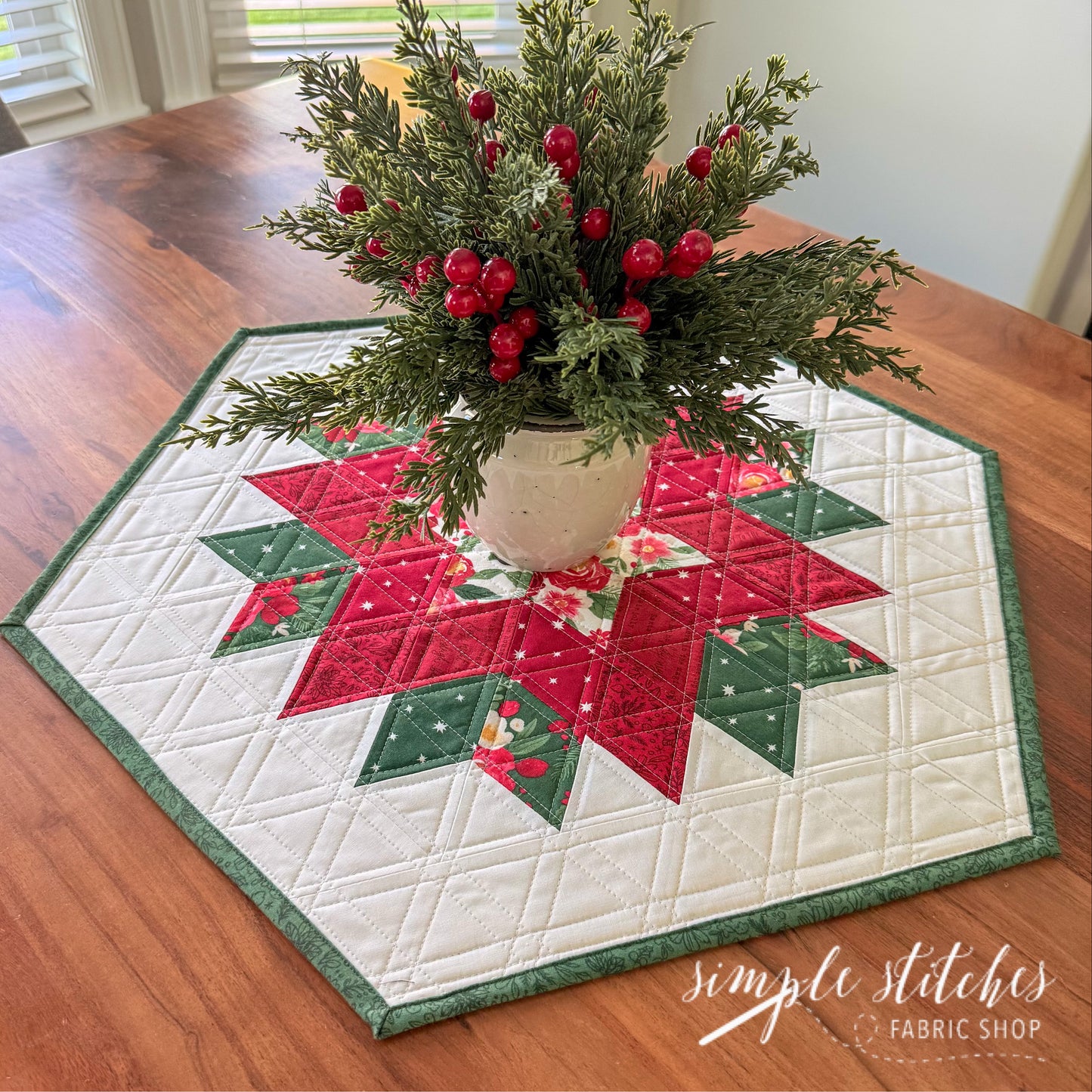 Rock Candy Table Topper - made by Myra