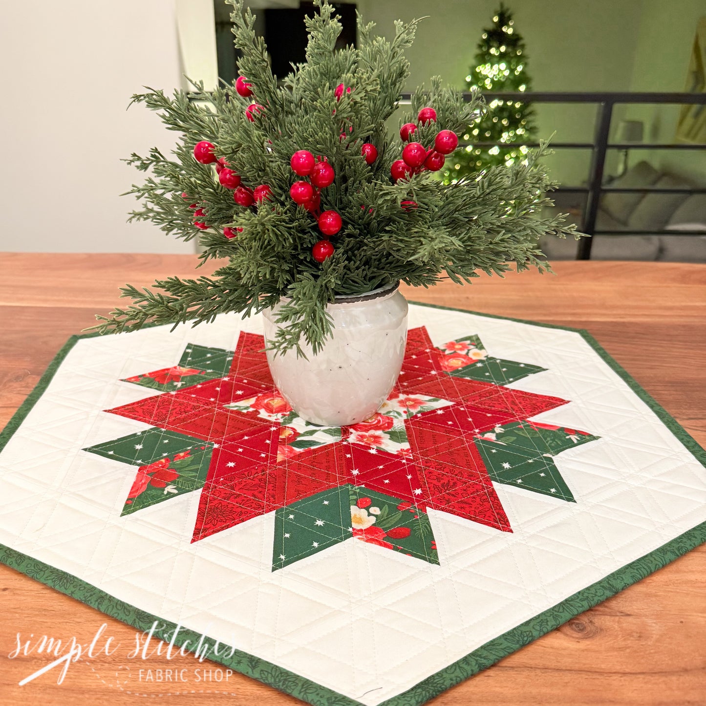 Rock Candy Table Topper - made by Myra