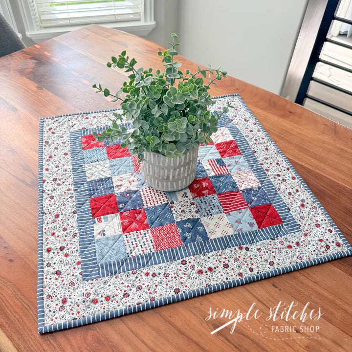 Independence Day Blue Seasonal Topper Kit