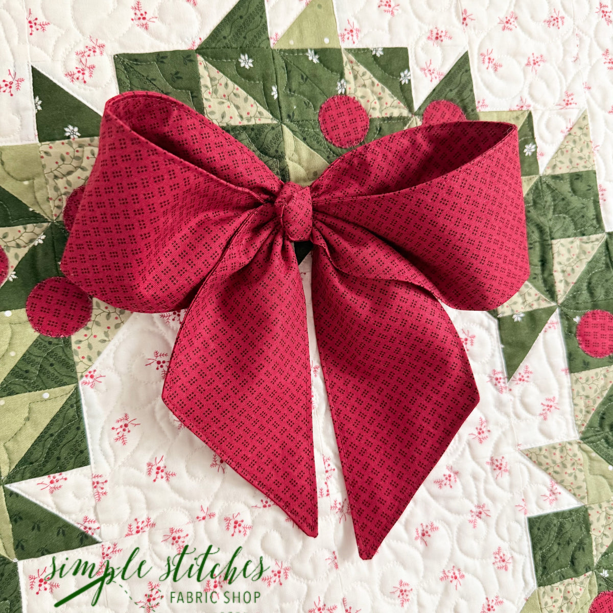 Joy Wreath Mini Quilt Kit