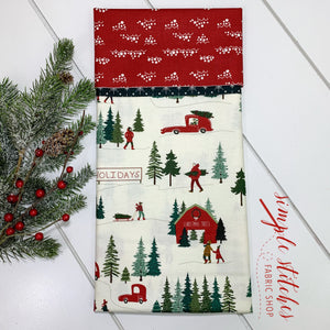 Christmas is in Town Pillowcase Kit with Free Pattern