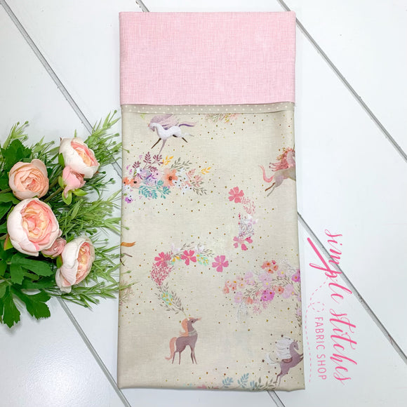 Unicorn Meadow Pillowcase Kit with Free Pattern