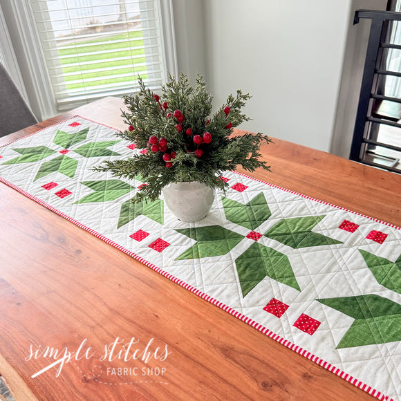 Nordic Star Runner Floral Backing