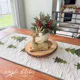 Those Trees Runner - Green Present Backing