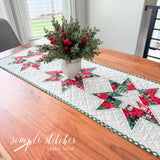 Big Stitch Charming Christmas Table Runner - made by Myra -