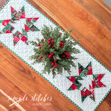 Big Stitch Charming Christmas Table Runner - made by Myra -