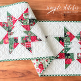Big Stitch Charming Christmas Table Runner - made by Myra -