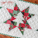 Big Stitch Charming Christmas Table Runner - made by Myra -
